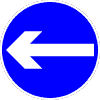 Road Sign arrow left